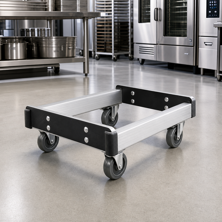 Product image #2 for Metro Made-to-Order Aluminum Truck Dolly Frame with Corner Bumpers, 24 x 18 Inches