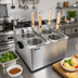 Thumbnail image #2 for Omcan Countertop Electric Pasta Cooker with Dual 4L Tanks and 4 Baskets