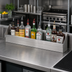 Thumbnail image #2 for Advance Tabco Underbar Basics™ Single-Tier Stainless Steel Speed Rail, 36 Inch, 9-10 Bottle Capacity