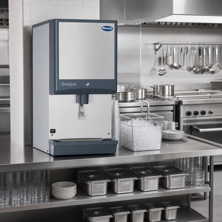 Product image #2 for Symphony Plus 12CI414A-LI Countertop Ice-Only Dispenser with Integral Air-Cooled Icemaker