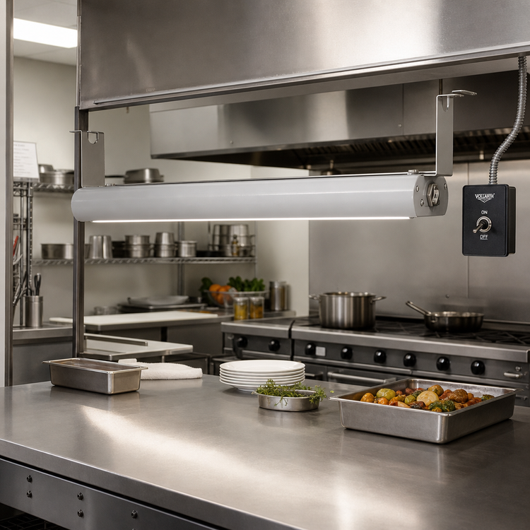 Product image #2 for Vollrath 84-Inch Low Profile Unlighted Heat Strip with Remote Toggle Switch