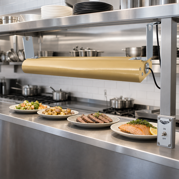 Product image #2 for Vollrath 84-Inch Low Profile Unlighted Heat Strip with Remote Toggle Switch