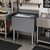 Thumbnail image #2 for CHOICE Extra Deep 42-Inch x 19-Inch Stainless Steel Underbar Ice Bin with 10-Circuit Cold Plate, 162 lb. Capacity