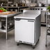 Thumbnail image #2 for Beverage-Air 24-Inch One-Section Worktop Freezer with Solid Door and 4.9 Cu. Ft. Capacity