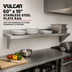 Thumbnail image #2 for Vulcan 60-Inch x 10-Inch Stainless Steel Plate Rail