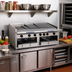 Thumbnail image #2 for Bakers Pride Dante Series C-72RS-C 72-Inch Countertop Gas Radiant Charbroiler with Free-Floating Round Rod Top Grate