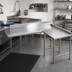 Thumbnail image #2 for Eagle Group 72-Inch Right-Hand Island Clean Dishtable with 16/430 Stainless Steel Top