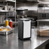 Thumbnail image #2 for San Jamar Black Tallfold Tabletop Napkin Dispenser, 2-Sided, 150 Capacity