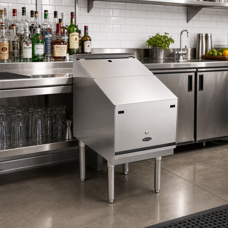 Product image #2 for Krowne Royal Series 12-Inch Locking Cover for Underbar Liquor Bottle Display Unit