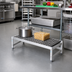 Thumbnail image #2 for Fermostock Aluminum Dunnage Rack with Adjustable Composite Feet, 31 x 14 x 12 Inches, 800 lb. Capacity
