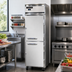 Thumbnail image #2 for Continental Refrigerator 1FSNSAHD One-Section Shallow Depth Half-Door Reach-In Freezer