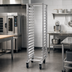 Thumbnail image #2 for Channel Lo Profile Nesting Aluminum End Load Bun Pan Rack, 15 Pan Capacity
