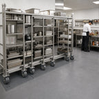 Thumbnail image #2 for Metro TOP-TRACK FPS7N 7-Foot High-Density Floor Pad Protectors for Shelving Systems, Pair