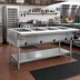 Thumbnail image #2 for Eagle Group DHT4-120-3VP Electric Hot Food Table, 4 Dry Wells, Open Base, 63-1/2 Inch Wide
