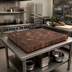 Thumbnail image #2 for Boos Block End-Grain American Black Walnut Island Countertop with Cream Finish, 60 x 38 x 4 Inches