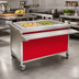 Thumbnail image #2 for Director's Choice Mobile Iced Cold Pan Food Unit, 36 Inch W x 30 Inch D x 34 Inch H, 2-Pan