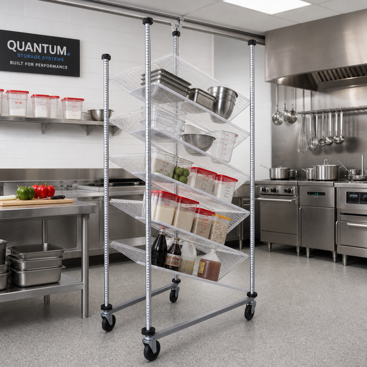 Product image #2 for Quantum 21-Inch Mobile Kit for Overhead Track Shelving