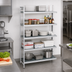 Thumbnail image #2 for Fermostock 5-Tier Polymer Shelving Unit Expansion Kit, 52W x 18D x 83H