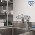 Thumbnail image #2 for T&S Brass B-0340-LN Wall-Mount Double Pantry Faucet