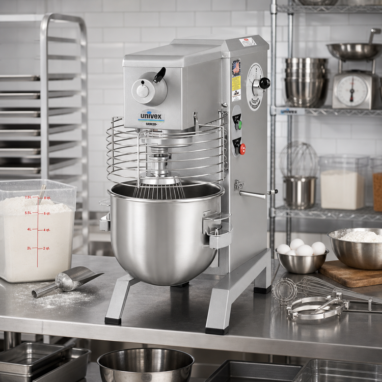 Product image #2 for Univex SRM20+ 20 Quart Countertop Variable-Speed Planetary Mixer