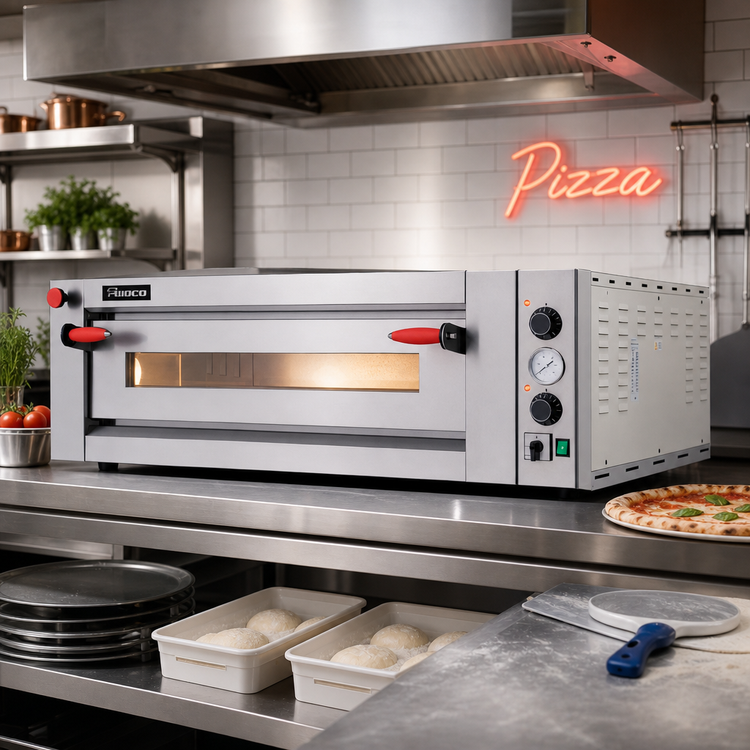 Product image #2 for Fuoco Trento Series 43-Inch Single-Chamber Electric Deck Pizza Oven