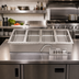 Thumbnail image #2 for Wells MOD-427TDM Built-In Electric Top-Mount Hot Well Food Warmer with 4 Pan Openings