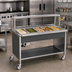 Thumbnail image #2 for Atlas Metal CAH-5 Mobile Electric Hot Food Serving Counter with 5 Pan Capacity