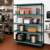 Thumbnail image #2 for Metro Super Erecta Pro 4-Shelf Add-On Polymer Shelving Unit, 18 x 30 x 63 Inches, Stationary