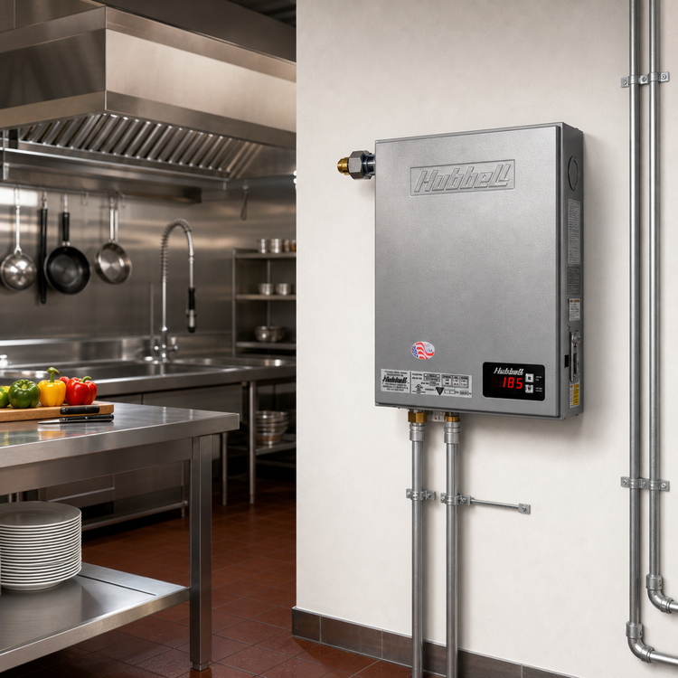 Product image #2 for Tankless Electric Booster Heater, 36 kW, Wall Mounted, 480V, 3-Phase