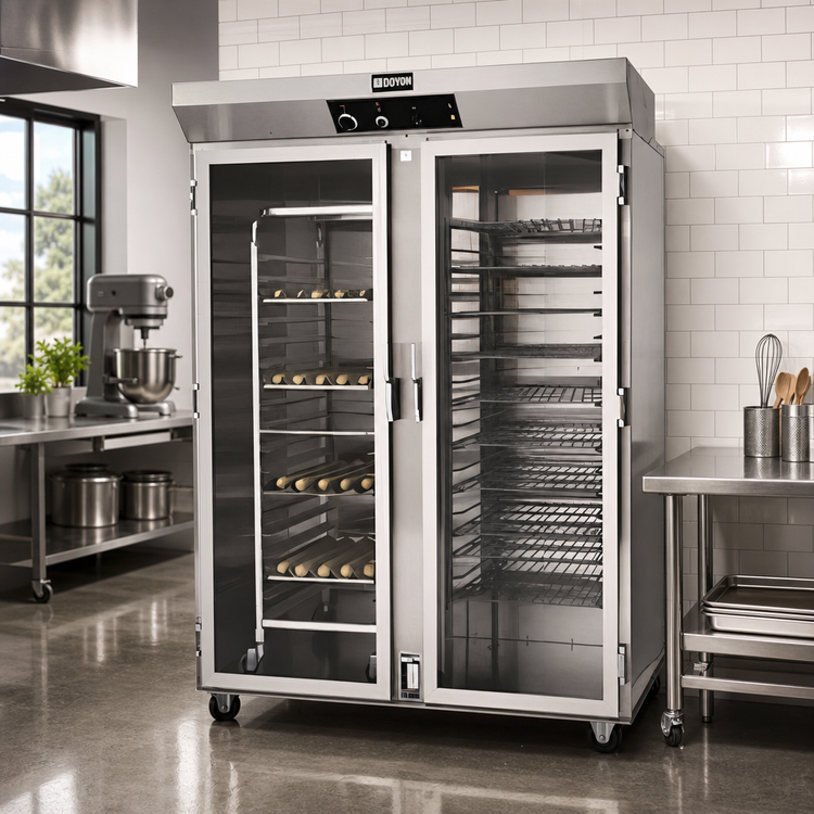 Product image #2 for Doyon E236 Roll-In Two-Section Proofer Cabinet with Glass Doors