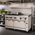 Thumbnail image #2 for Vulcan Endurance 60-Inch Gas Restaurant Range with 6 Open Burners, 24-Inch Manual Griddle, Standard Oven and Convection Oven