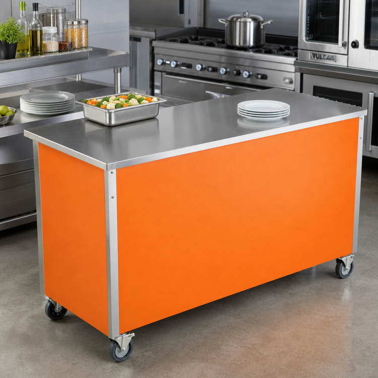 Product image #2 for Vollrath 4-Series Signature Server Utility Station with Stainless Steel Top and Enclosed Base, 46 x 28 x 34 Inches