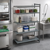 Thumbnail image #2 for Cambro Camshelving® Basics Plus 4-Shelf Vented Add-On Polymer Shelving Unit, 24-Inch Deep x 30-Inch Wide x 84-Inch High, Brushed Graphite
