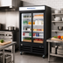 Thumbnail image #2 for Kelvinator Commercial 54-Inch 2-Section Sliding Glass Door Bottom-Mount Reach-In Merchandiser Refrigerator