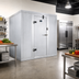 Thumbnail image #2 for Outdoor Quick Ship 6' x 8' Walk-In Freezer with Aluminum Floor and Remote R-448A Refrigeration