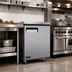 Thumbnail image #3 for Juneau 27-Inch Undercounter Reach-In Freezer, 3.4 Cu. Ft., Solid Door