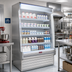 Thumbnail image #2 for Howard-McCray 35E Series Remote Dairy Open Merchandiser, 99-Inch, Stainless Steel, 4-Row LED Shelves