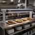 Thumbnail image #2 for Hatco Glo-Ray Designer Dual Infrared Strip Heater, 87.5 Inch W, 3 Inch Spacing, Aluminum, 14 Inch Stands