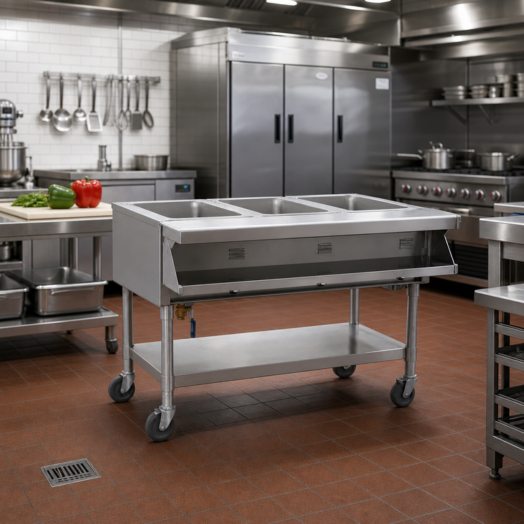 Product image #2 for Eagle Group SPHT5-208-3 5-Well Electric Portable Sealed Hot Food Table