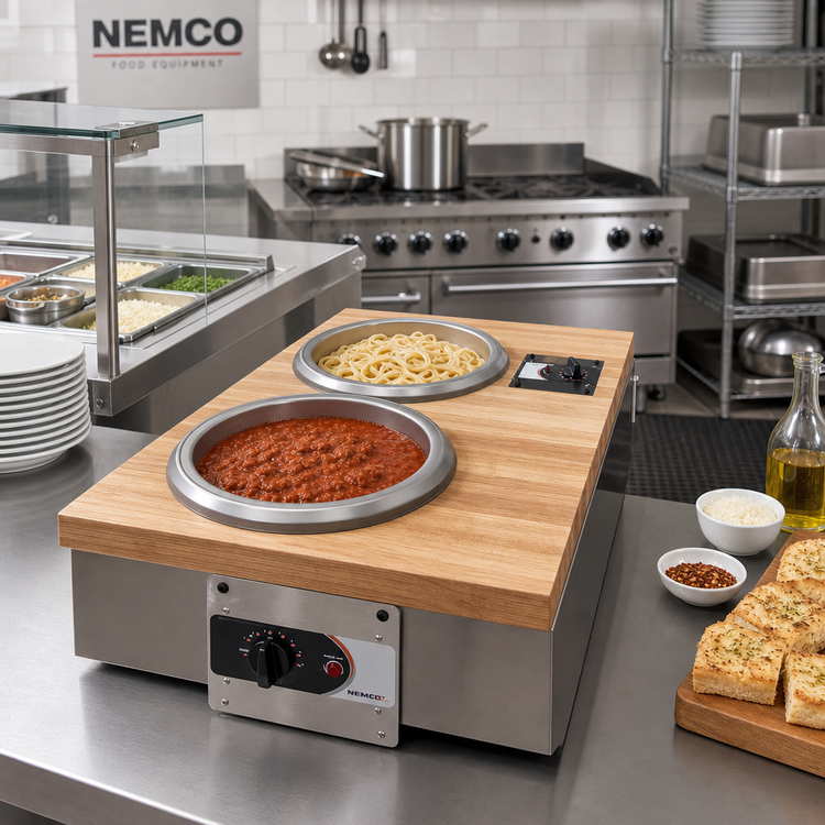 Product image #2 for Nemco 6161-CW 11 Quart Drop-In Electric Wet Hot Food Well with 36-Inch Remote Thermostatic Control