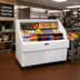 Thumbnail image #2 for Howard-McCray Ovation Series 63-Inch Self-Contained Curved Plexi Open Merchandiser, White