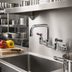 Thumbnail image #2 for Advance Tabco K-160 Splash-Mounted Faucet with 6-Inch Extended D Spout, 8-Inch Centers, Lead Free