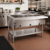 Thumbnail image #2 for Eagle Group 48-Inch Natural Gas Open Base Hot Food Table with 3 Dry Wells