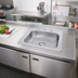 Thumbnail image #2 for Advance Tabco Smart Series 1-Compartment Drop-In Sink, 23 x 21 Inch, 12 Inch Deep Bowl