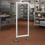 Thumbnail image #3 for Cambro Camshelving® CPMPK1859480 Mobile Shelving Post Kit with Locking Swivel Casters, 18-Inch W x 59-1/4-Inch H, Speckled Gray