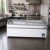 Thumbnail image #2 for KoolMore 19 Cu. Ft. Manual Defrost Island Chest Freezer with Sliding Glass Doors, White