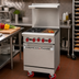 Thumbnail image #2 for American Range 24-Inch Gas Restaurant Range with 12-Inch Griddle, 2 Open Burners, and Storage Base