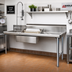 Thumbnail image #2 for Eagle Spec-Master 84-Inch Straight Soiled Dishtable, Right-to-Left, with 20