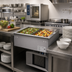 Thumbnail image #2 for Alto-Shaam EcoSmart 2-Pan Remote Refrigerated Drop-In Cold Food Well