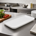 Thumbnail image #2 for American Metalcraft 22-Inch Rectangular White Melamine Platter